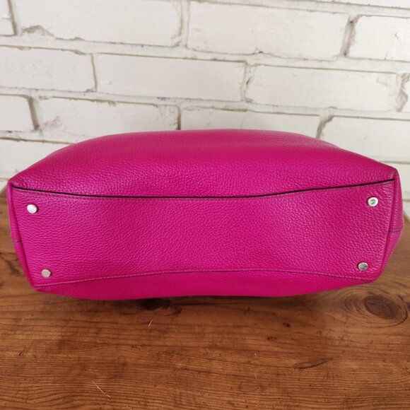 Kate Spade Aubrey Chain Magenta Leather Shoulder Bag - Picture 8 of 14